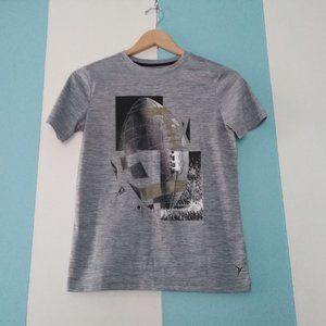 Old Navy Active Go-Dry Gray Football Shirt